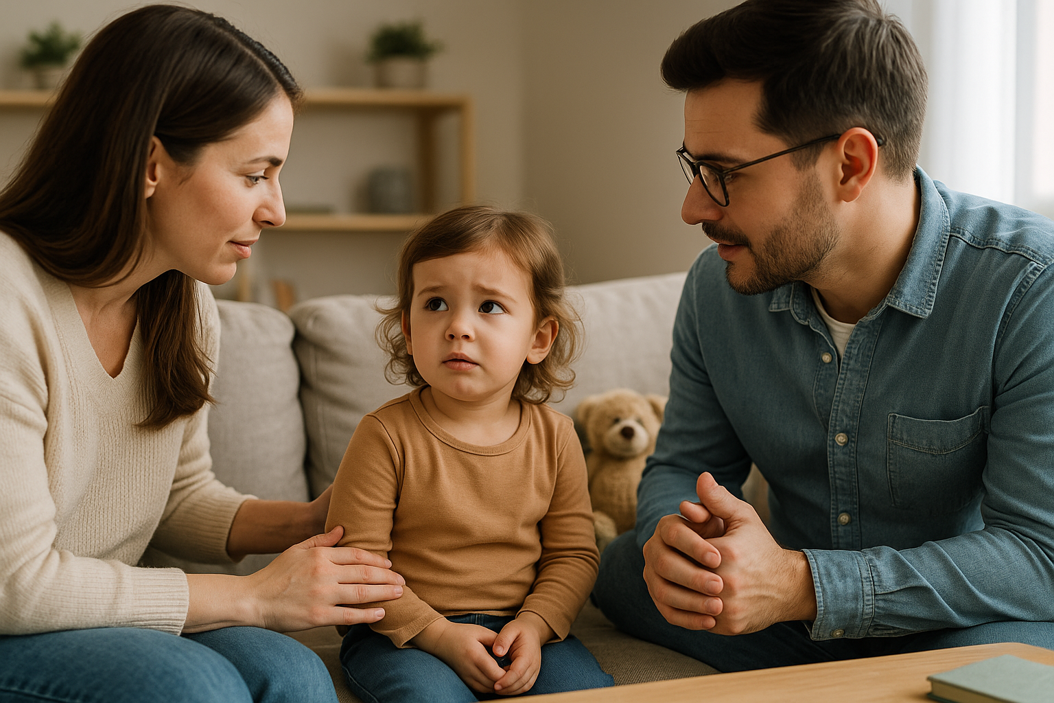 Imagem gerada por IA - Gagueira infantil: Como ajudar seu filho